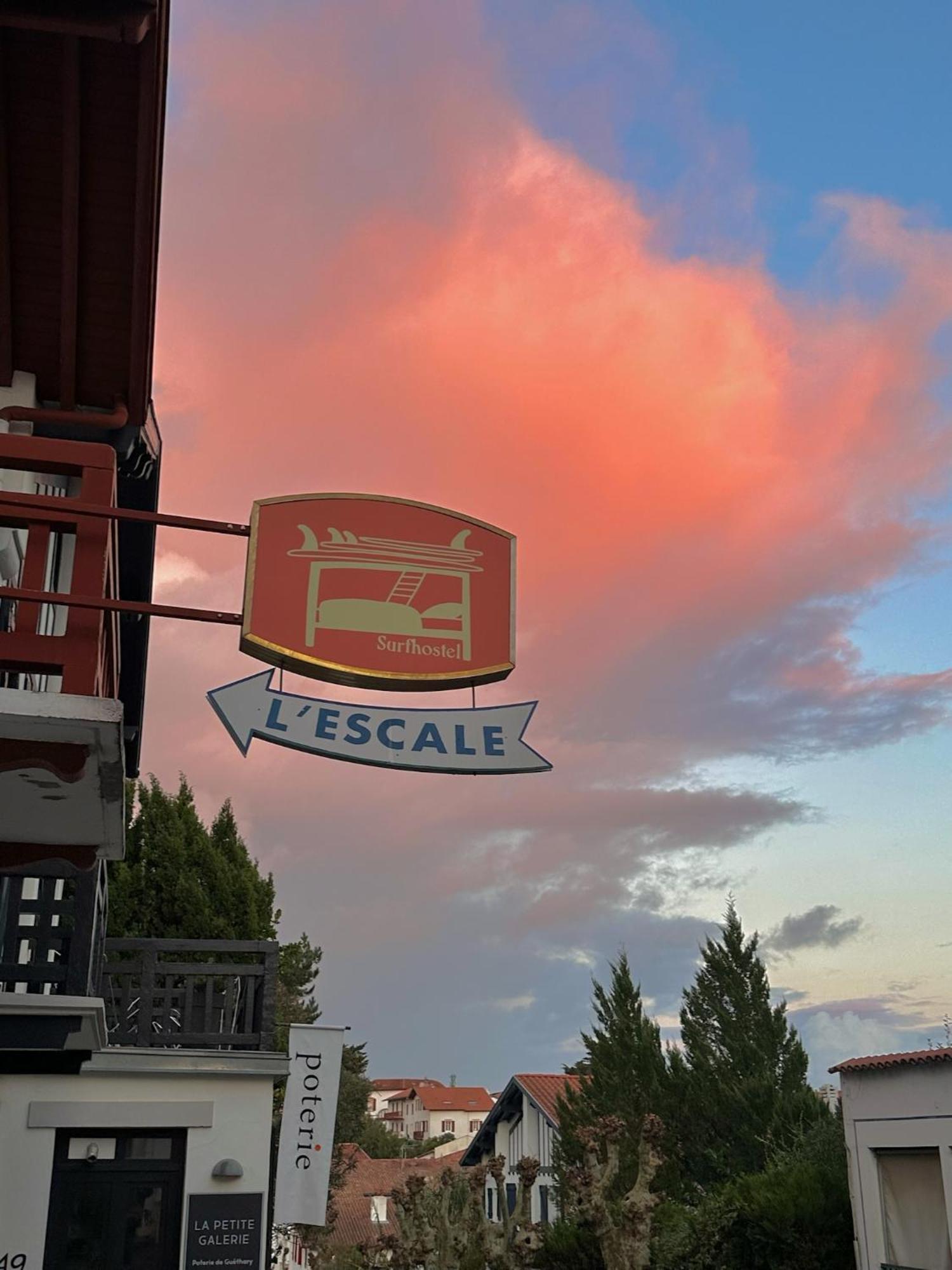 L'Escale Surf Hostel - Auberge De Jeunesse Guéthary Eksteriør billede